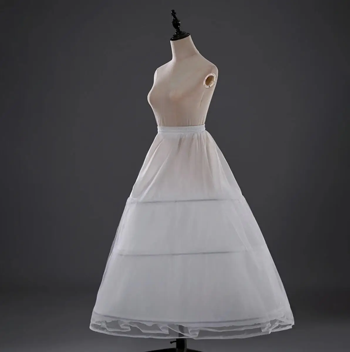 3Hopps Ball Gown Petticoat Underskirt Wedding Bridal Dress Jupon Mariage Halka Rockabilly With Tulle