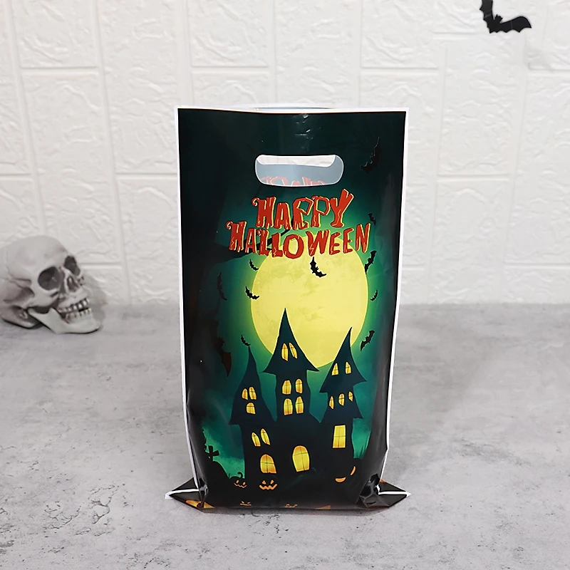 25/50 stücke Halloween Geschenk Taschen Happy Halloween Party Süßigkeiten Cookie Taschen Dekor Kürbis Geist Verpackung Taschen Kinder Süßes oder Saures ﻿ – Detail 10