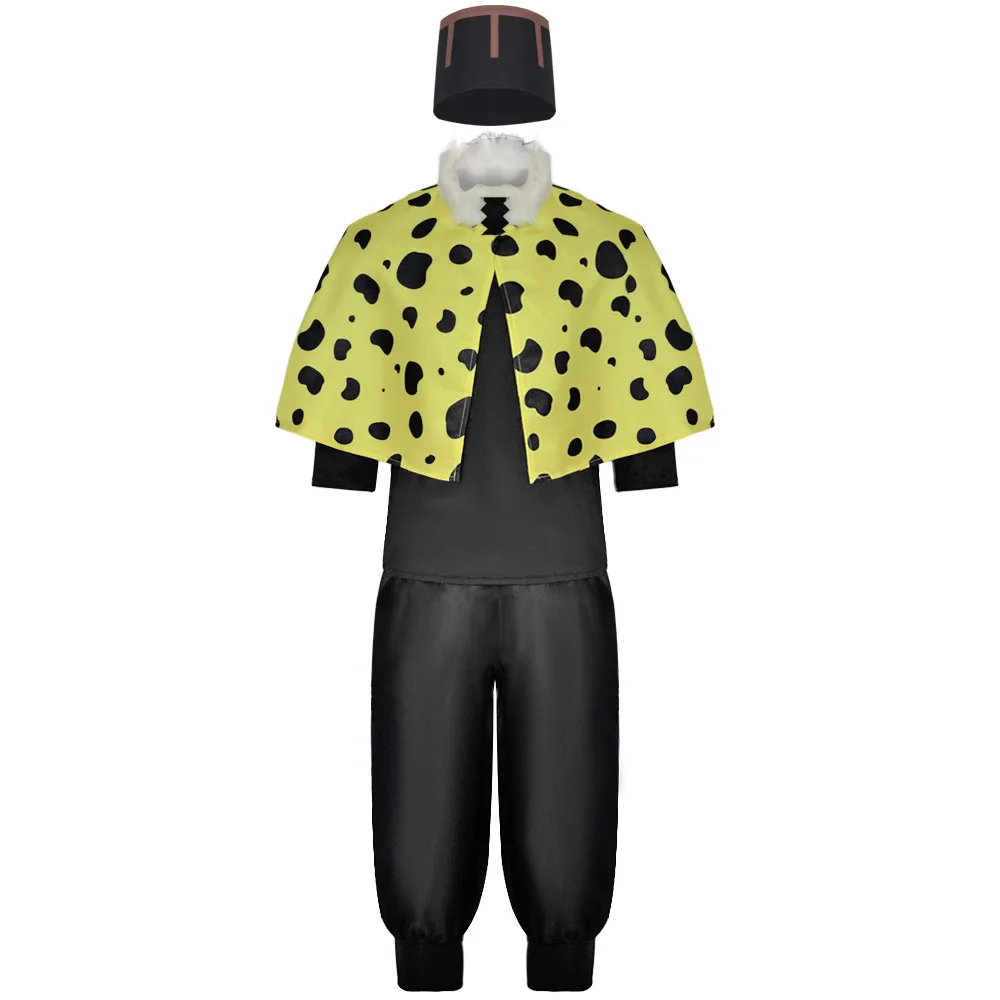 Jujutsu Kaisen Jogo Black Suit and Hat Cosplay Costume