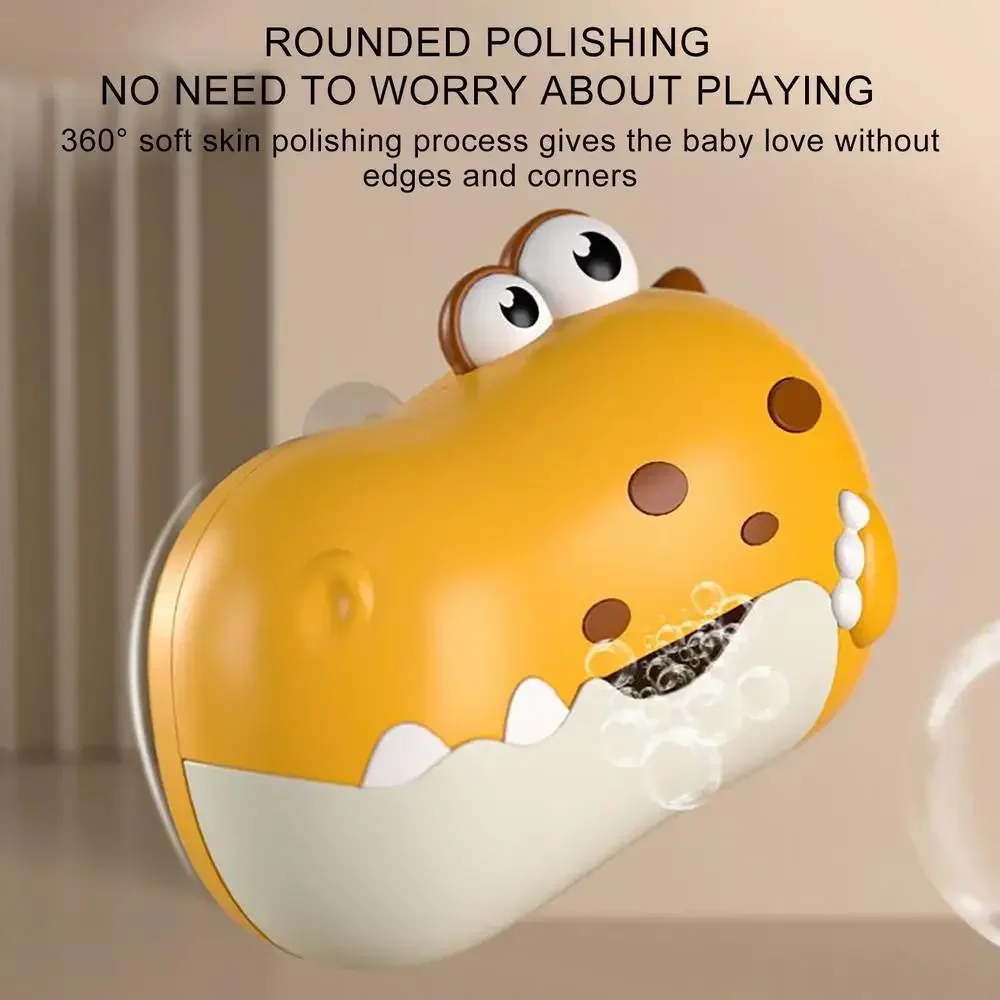 Plastic Dinosaur Bubble Bath Toy with Music for Kids