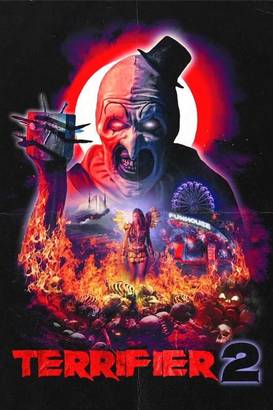 Terrifier 2 Movie Poster – Art the Clown Horror Slasher Wall Art 7