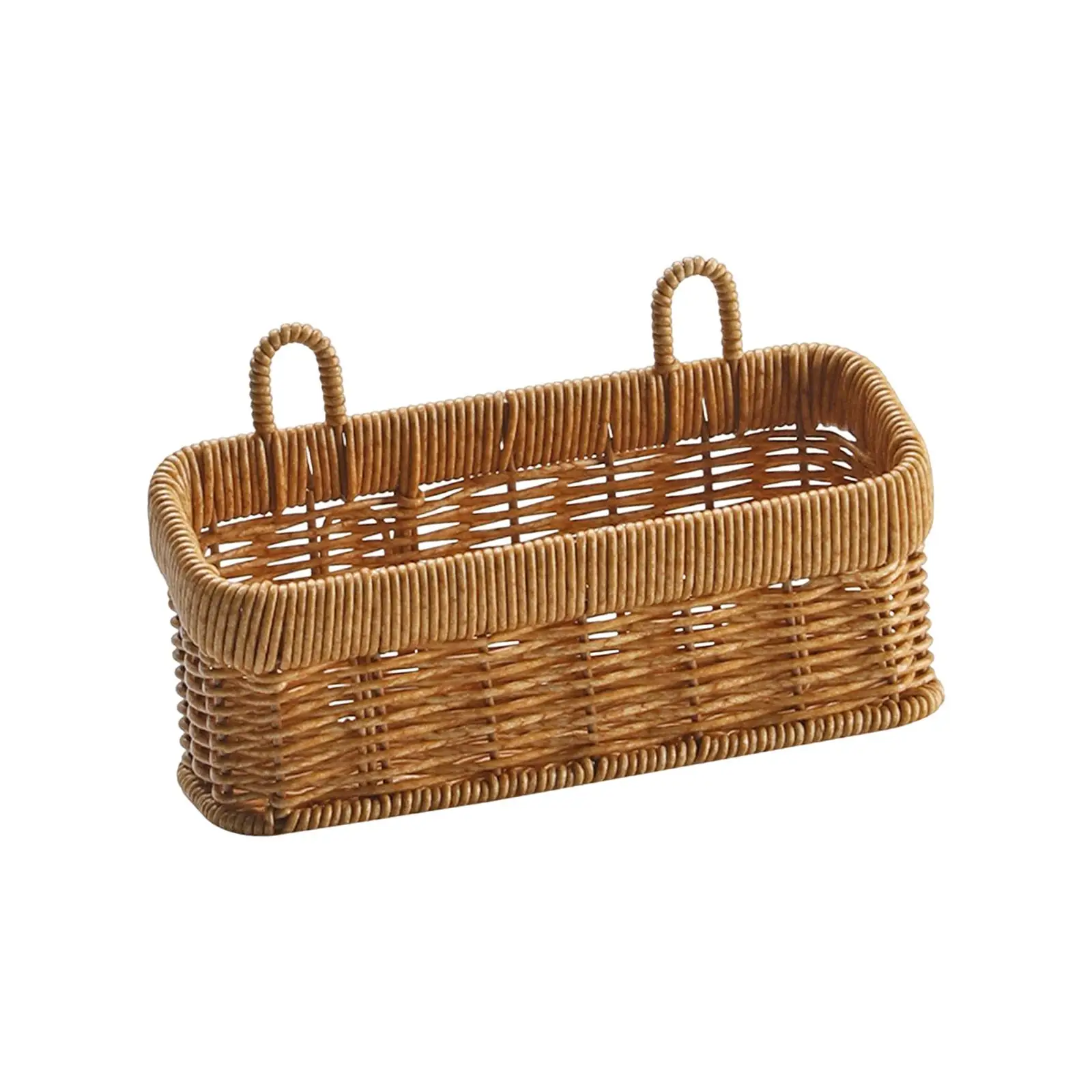 Woven Kitchen Storage Basket Simple Container Multifunctional Home Decor