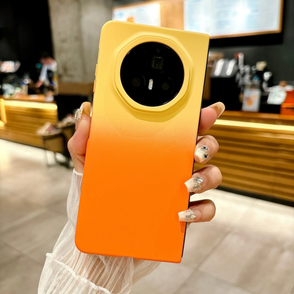 Two-Tone Gradient Shockproof Phone Case - Protective Back Cover