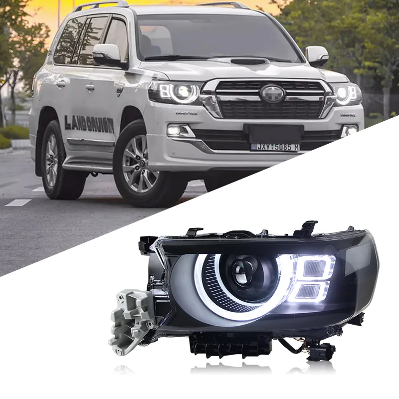 

Most Popular New Style Accessories Modified Front Led Lamp Headlight For Land Cruiser Lc200 Fj200 Uzj200 2016-2021 Head Light