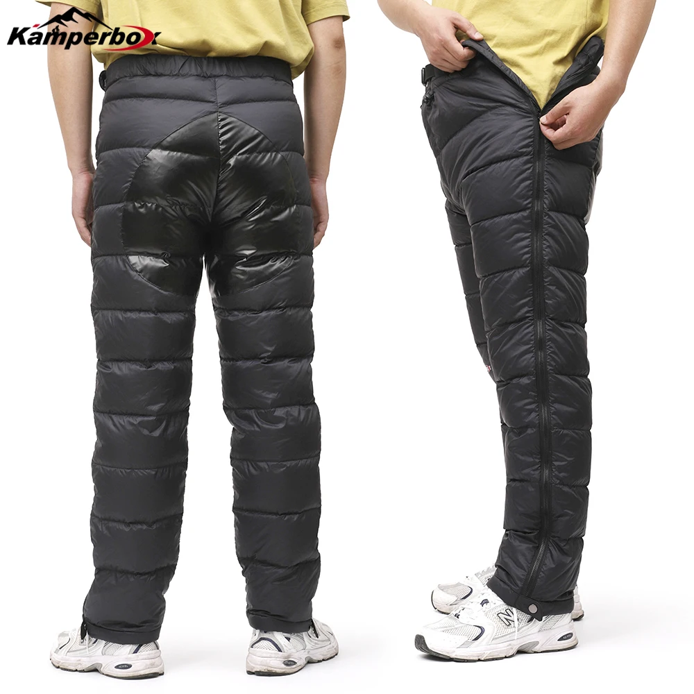 Kamperbox Down Pants Men,Winter Hiking Pants Men Trekking Men Winter Trousers Down Winter hiking pants