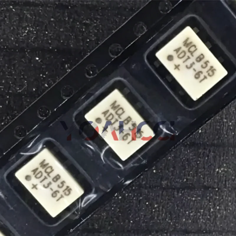 ADT3-6T+(2개) RF 변압기 발룬 1:3 0.06-400MHz 50Ω 0.5W SMD-6 CD636 7.9x5.6x4.1mm 플랫 리드 임피던스 매칭 오리지널