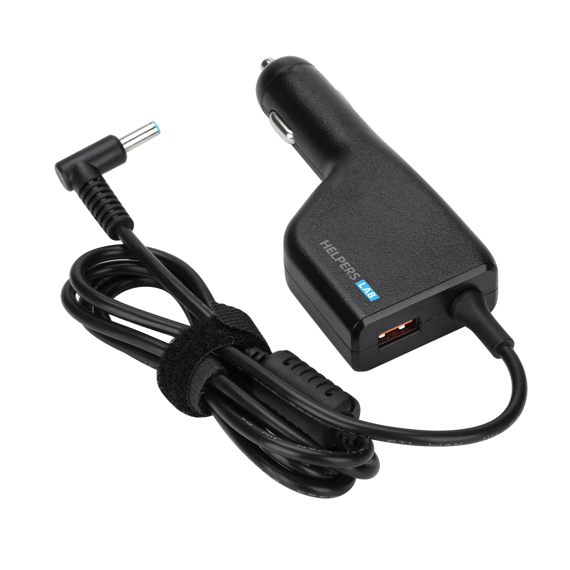 Helpers Lab 19.5v 3.33a 65w Carregador de Carro Portátil com Qc3.0 Usb para hp Envy Elitebook Touchsmart Folio Pavilion Stream Spectre - Imagem 6