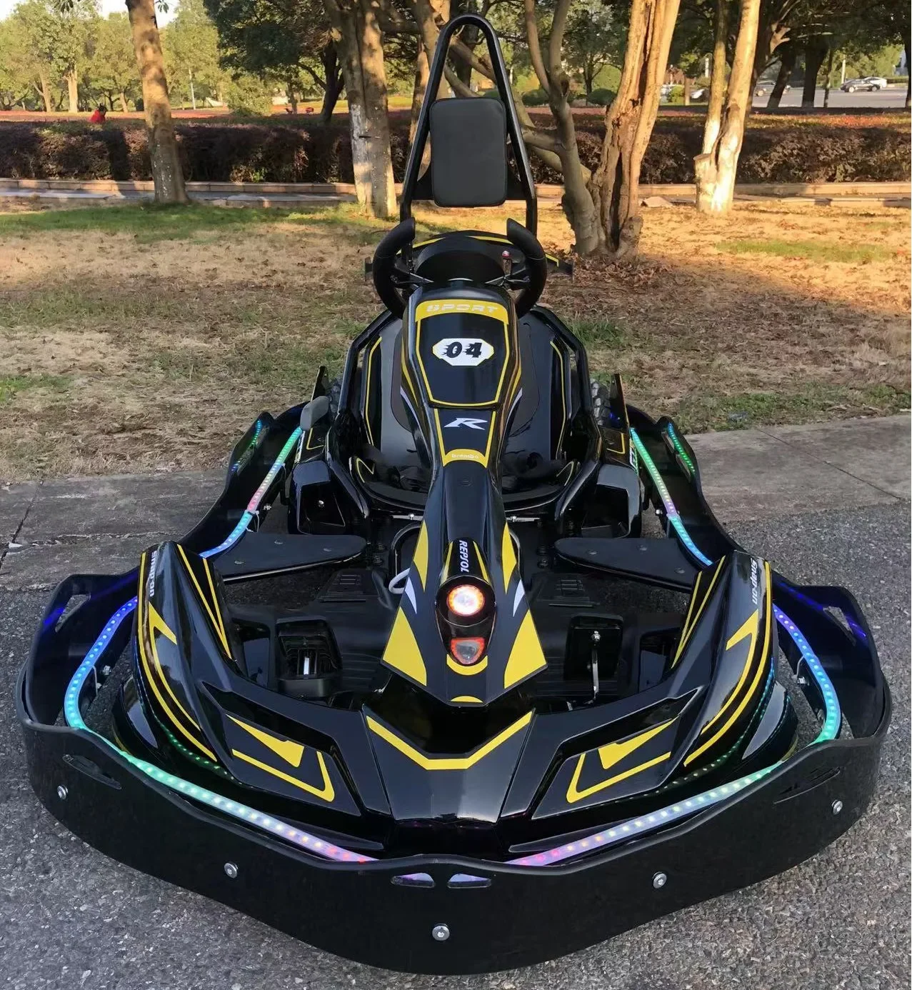 Indoor Outdoor High Speed Go Kart Race 270cc Original Engine Petrol Go-Kart Amusement Racing Go Kart Hot Sale 4