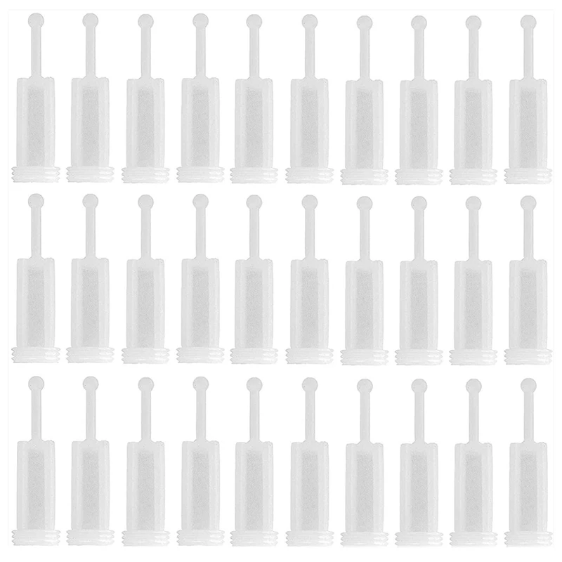 

30Pcs Universal Spray Tool Filters Disposable HVLP Gravity Feed Paint Strainers Fine Mesh, White