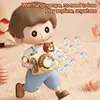 Electric Bubble Machine Camera-Shaped Automatic Bubble Toys Cartoon Cute Bubble Blower Portable Kids Toys for Outdoor Games 3