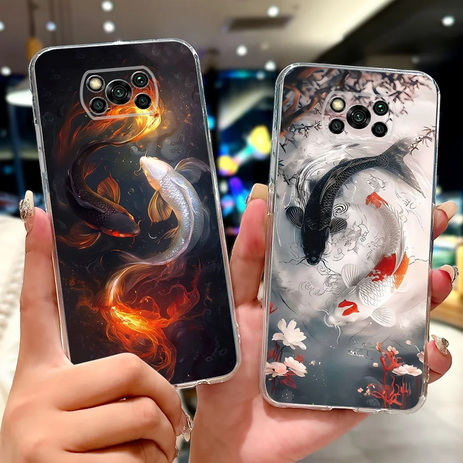Fashionable Painted Soft Slim Phone Case for Xiaomi Poco X3 Series