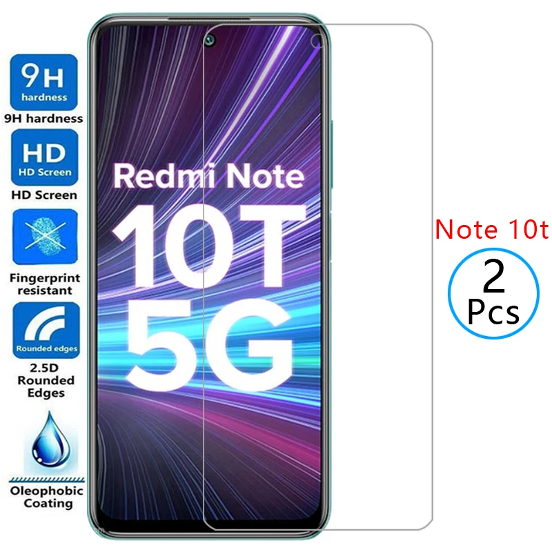 

protective tempered glass on redmi note 10t 5g screen protector for xiaomi readmi note10t not 10 t t10 safety film redmy xiomi