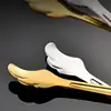 Coffee Sugar Clip Stainless Steel Anti-skid Tong Ice Palm Shape Food Cake Clamp Kitchen Gadgets Bar Buffet Golden Tools Tweezer 3