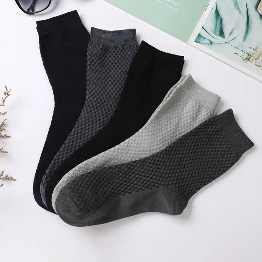 

Medium Tube Socks Super Soft Moisture-wicking Men's Winter Warm Tube Socks Elastic Breathable Medium Size Sweat-absorbent Socks