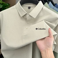 Polo de marque haut de gamme avec broderie classique, manches courtes pour homme, confortable, respirant et décontracté, nouvelle collection été 2026 3
