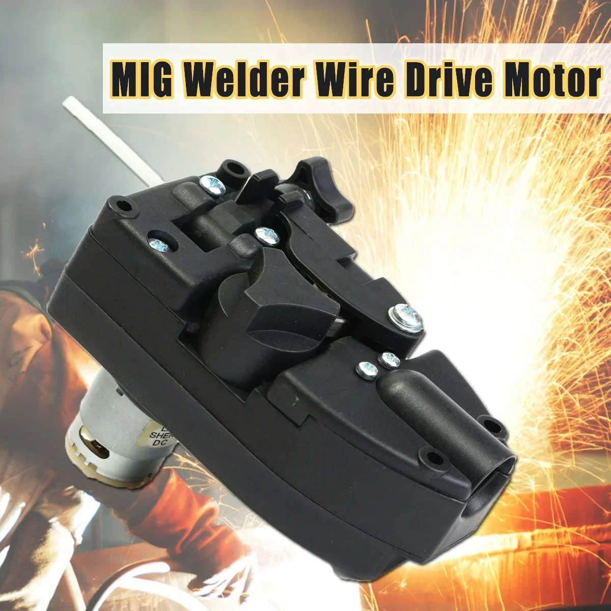 

MIG Welder Welding Machine Wire Drive Motor Feed Feeder Roller 0.6mm 12V /24V