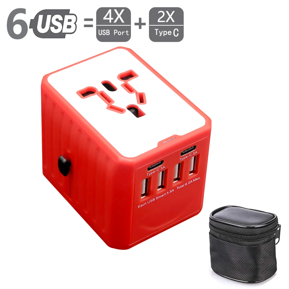 4USB-2C Red