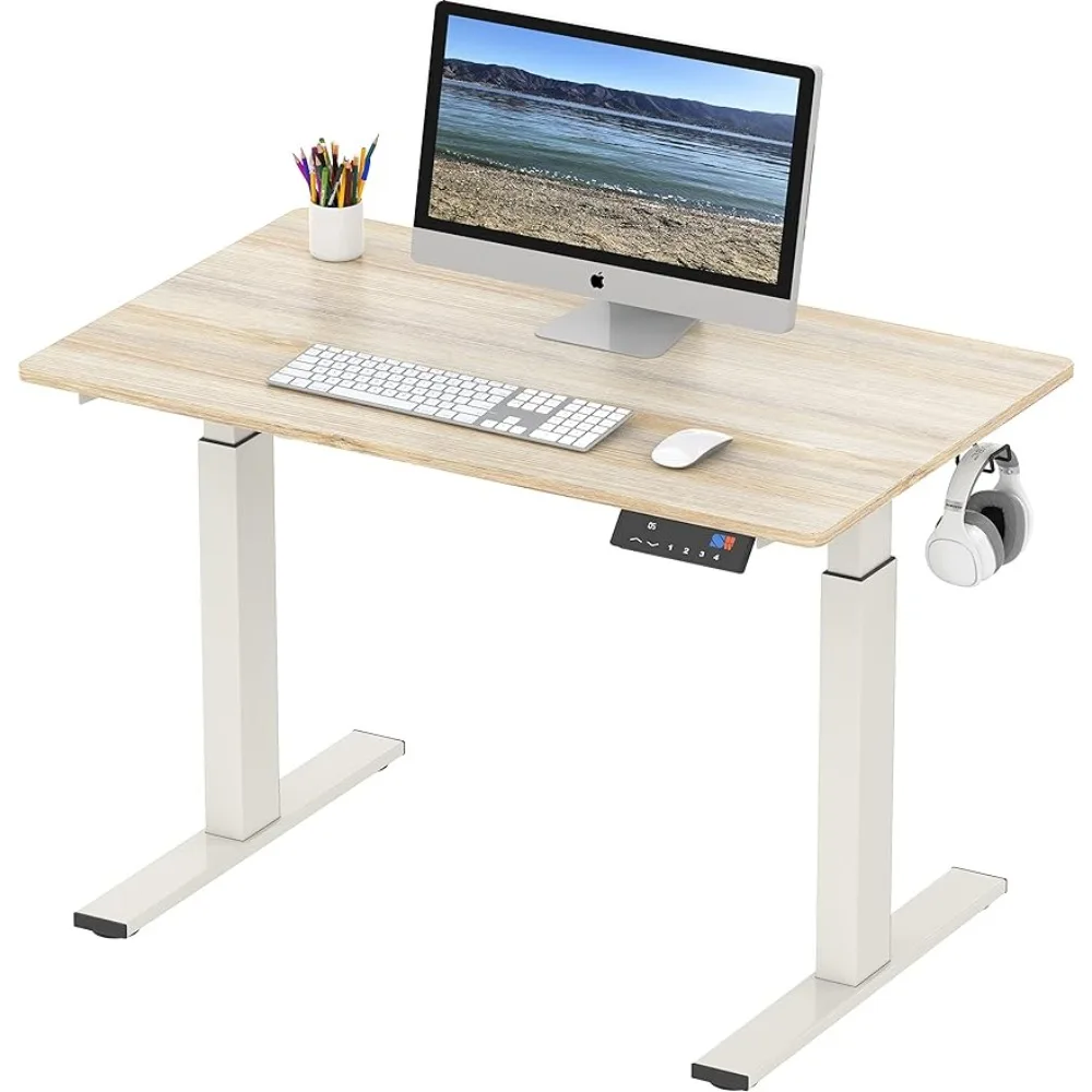 

SHW Memory Preset Electric Height Adjustable Standing Desk, 40 x 24 Inches, Maple