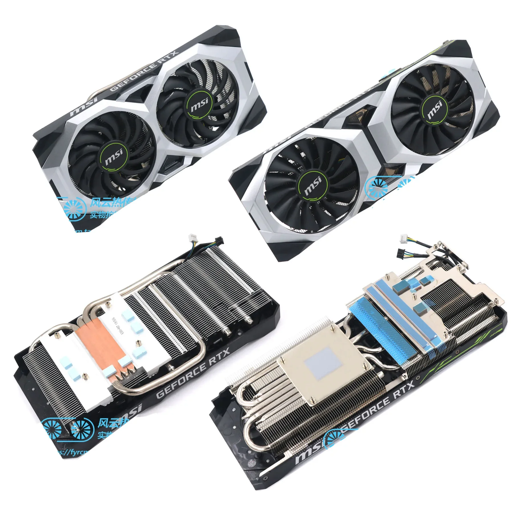 Msi-gpu Radiador para Placa Gráfica Msi Rtx 2060 2060s 2070 2070s 2080s 2080s 2080ti Ventus
