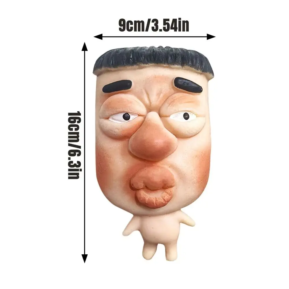 Slow Rebound Ugly Facial Squeeze Toy Kneading Colleague Expression Character Squeezing Toy Soft Handmade