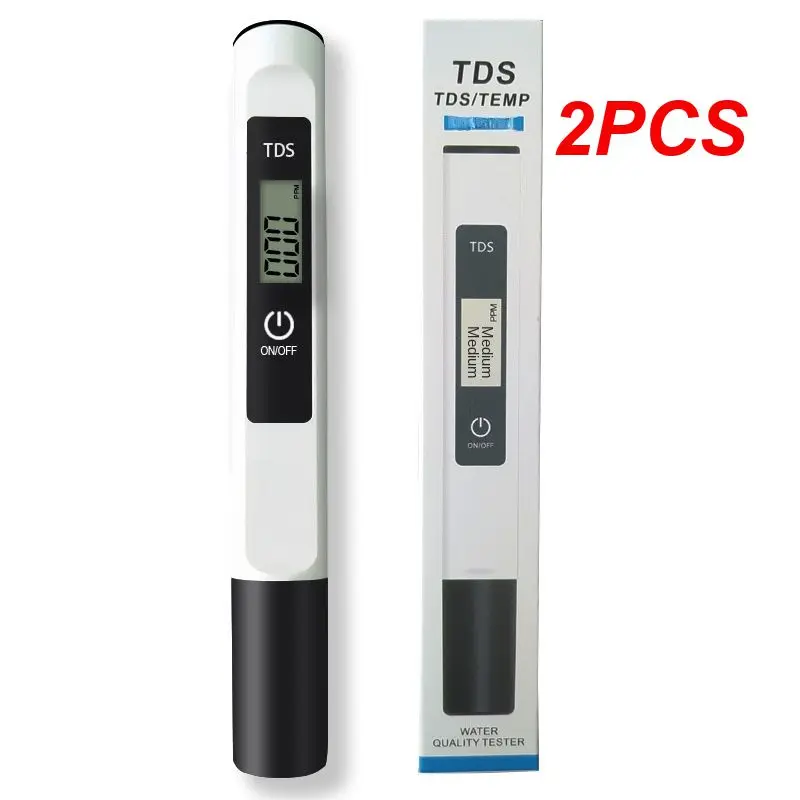 

2 шт., TDS-тестер для питьевой воды, 0-9990 М. Д.