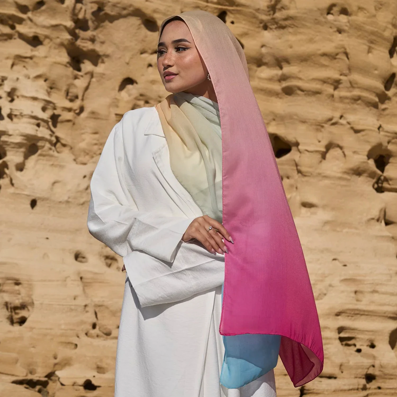 Prints Hijab Cotton Scarf Breathable Soft Long Fashion Forward Scarves Headscarf Muslim Hijabs Shawl Ramadan