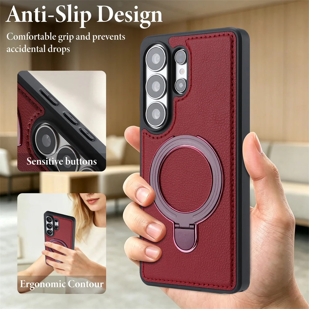 Ultra Luxury Leather Case with Holder