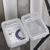 INS Transparent Plastic Storage Box 3 inch Photocards Small Card Storage Box Desk Organizer Box Classification Box Stationery 5
