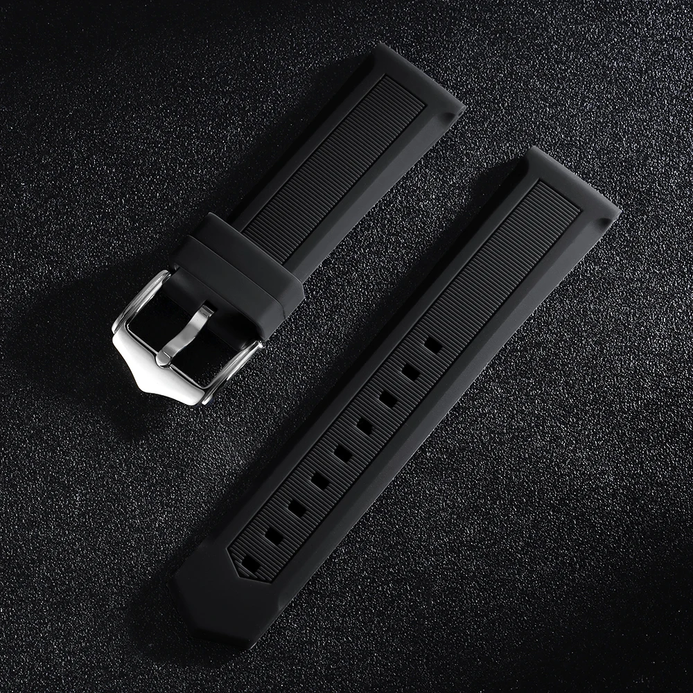 Silicone Sport Watch Band – Universal Rubber Wrist Strap