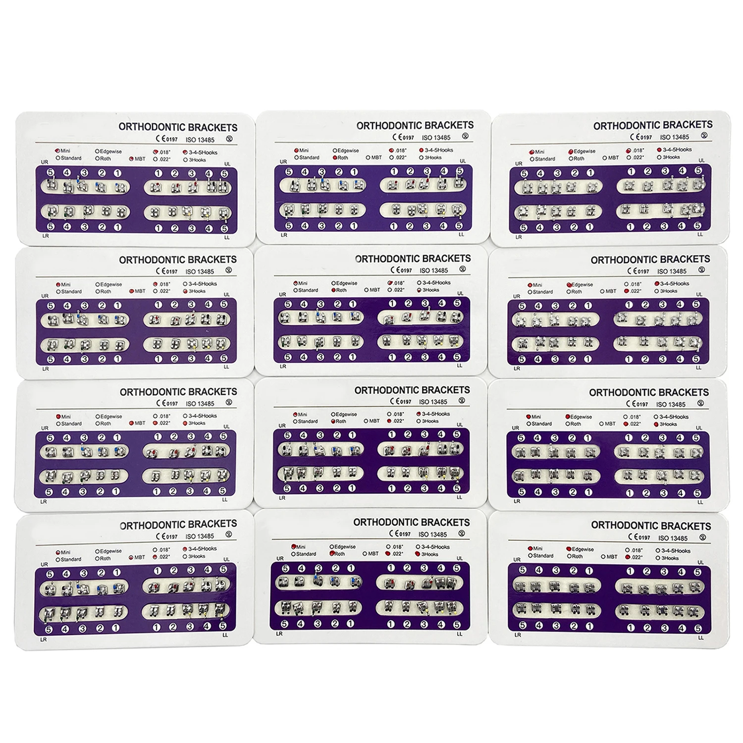 Рисунок 6 - Стоматологические Ортодонтические металлические скобы