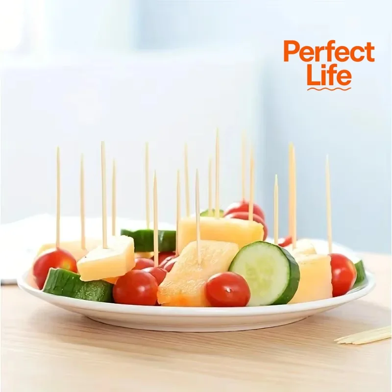 Disposable Double Headed Toothpicks 1000PCS Natural Bamboo Floss Home Kitchen Restaurant Hotel Portable Teeth Cleaning Tool