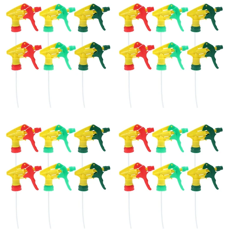 

24 Pcs Heavy Duty Chemical Resistant Trigger Sprayer Spray Bottle Nozzle Head