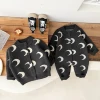 Spring And Autumn Newborn Baby Girls And Boys Baby Romper Coat Simple O-neck Sweater Long-sleeved Korean Fashion Soft Casual 4