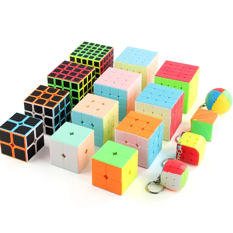 

Fanxin Magic Cubes 3x3 2x2 4x4 5x5 Pyraminx Megaminx DNA X Fisher Skew IVY Twist Key Chain Puzzle Speed Magico Cubo Speedcube