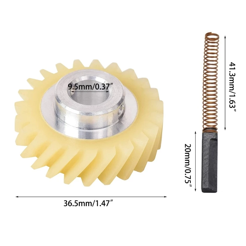Mixer Replacement Carbon Brush Mixer Brush Springs Attached Power Tool Motor Brushes Plastic Metal Material