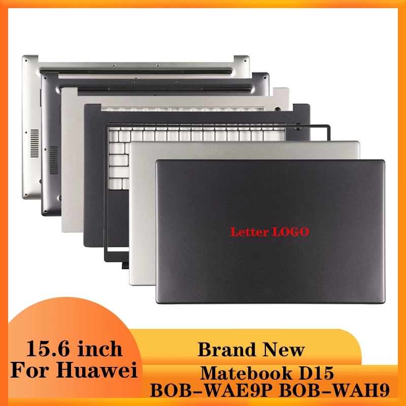 New For Huawei Matebook D15 Bob-Wae9P Bob-Wah9 Laptops Lcd Back Cover/Front Bezel/Hinges/Palmrest/Bottom Case Computer Case