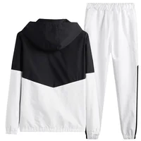 M-6XL nouvel ensemble de vêtements de sport pour hommes du japon corée du sud automne tenue décontracté hommes veste à capuche jambe attaché pantalon costume décontracté à la mode 4