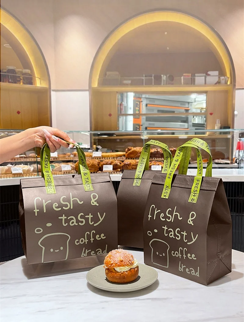 Brown Insulated Tote Bags 🥡 – Reusable Non-Woven Food Delivery Pouches for Hot and Cold... - SKU ITB01015 - UGI Packa...