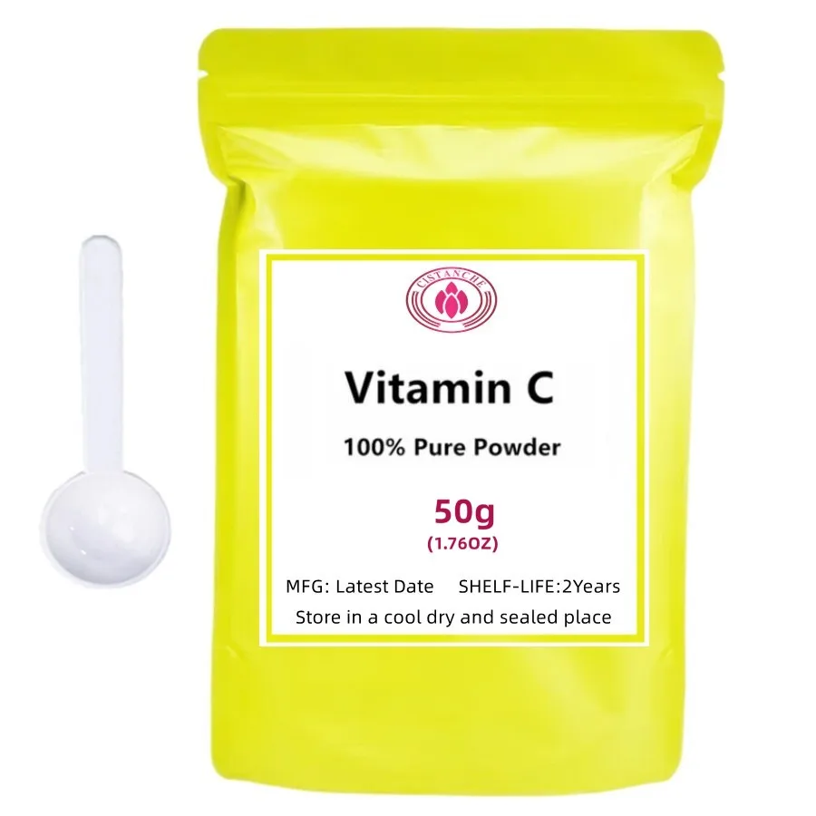 Hyaluronic acid powder skin whitening powder 100% Ascorbic Acid Acerola Cherry Extract Powder Vitamin C Powder Whitening Skin Care Mask