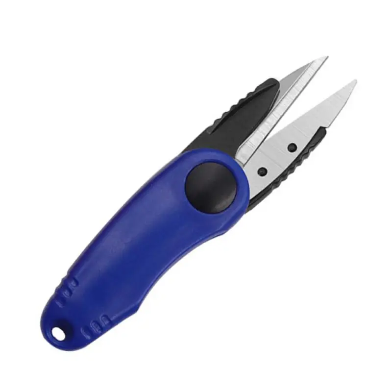 Glasses Shape Foldable Fishing Scissors Small Tools Outdoor Travel  Collapsible Disguise Cigar Cutter Plastic Metal Knife Portable