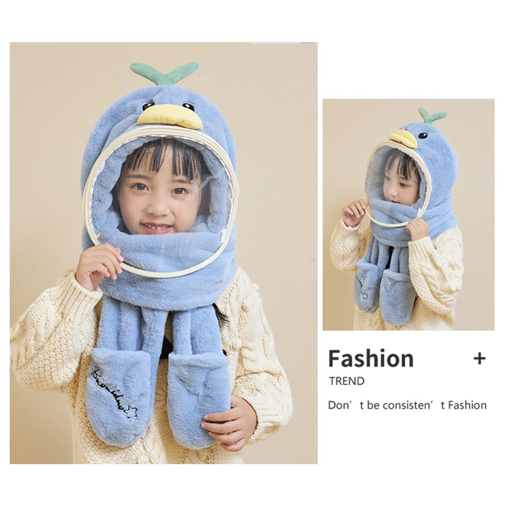 

Winter Neck Hat For Kids High Elastic Adorable Knitting Beanie For School