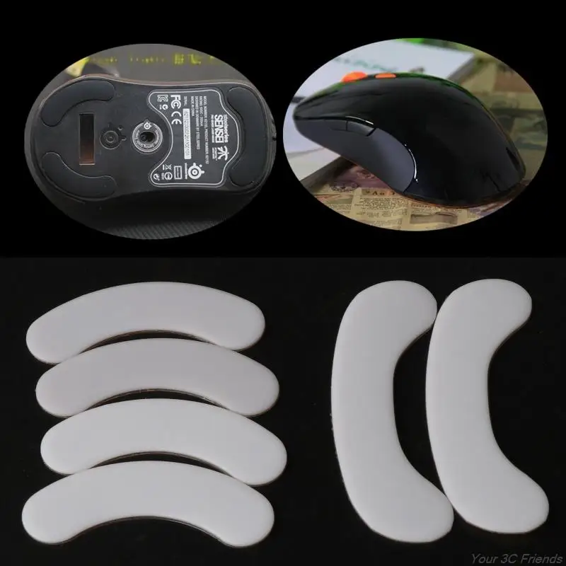 Tiger Gaming Mouse Feet Mouse Skate Logitech G304 G305 G102/G-PRO MX518 White Glides Edge 2 Sets/pack mouse skates