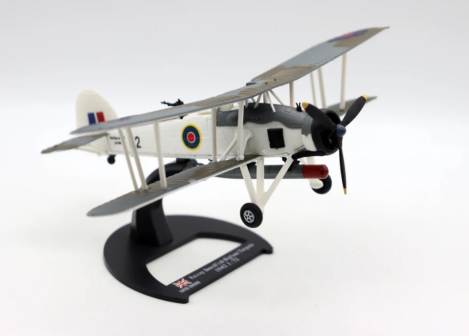 Maquette Avion Fairey Swordfish British Navy WWII 1/72 - Alliage, Ornement, Neuf
