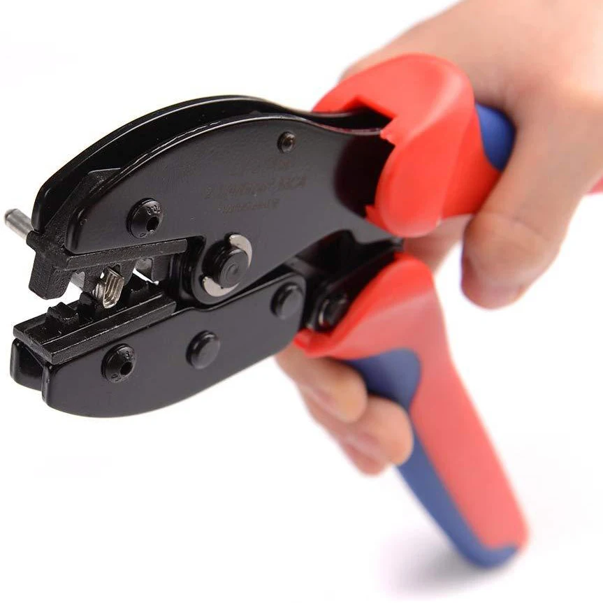 Ratchet Solar Panel CrimpingTool For 2.5-6mm2 30A 1000V Multi-Contact 4 Connectors Photovoltaic Male Female Solar Set