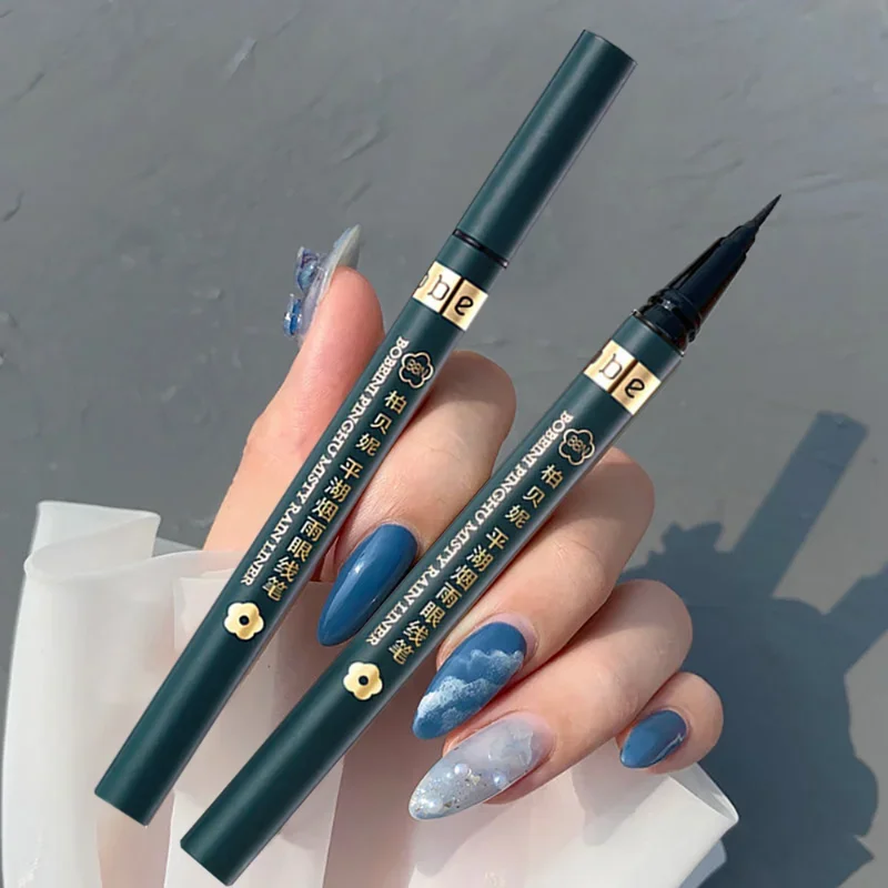 À prova dwaterproof água matte líquido delineador caneta 5 cores duradoura azul branco sweatproof secagem rápida lápis eyeliner olhos maquiagem cosméticos