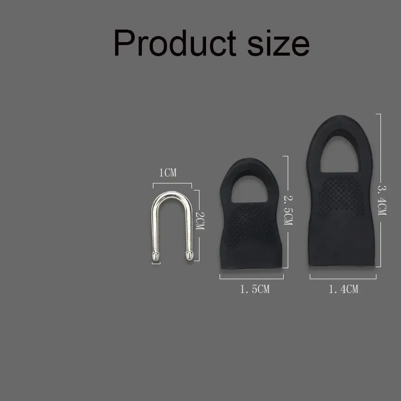 5Pcs Universal Zipper Pull Replacement Slider Removable Zipper Pulls Tab for Jackets Luggage Backpacks Purse Boot Pants Tents