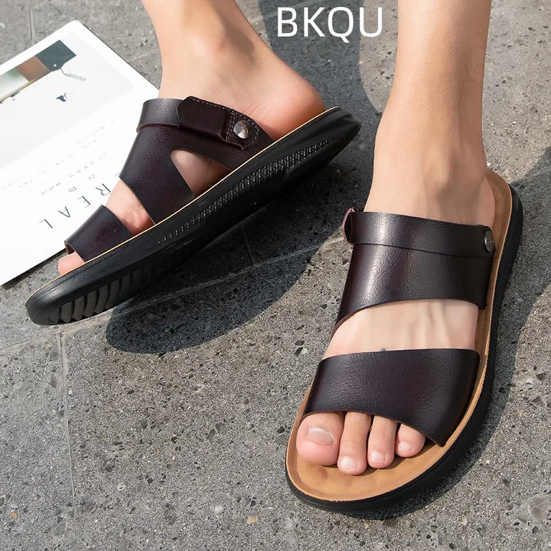 

Men's Trend Casual Sandals Fashion Beach Shoes Outdoor Flat Comfortable Fashion Multi-purpose Light Casual Non-slip Large Size