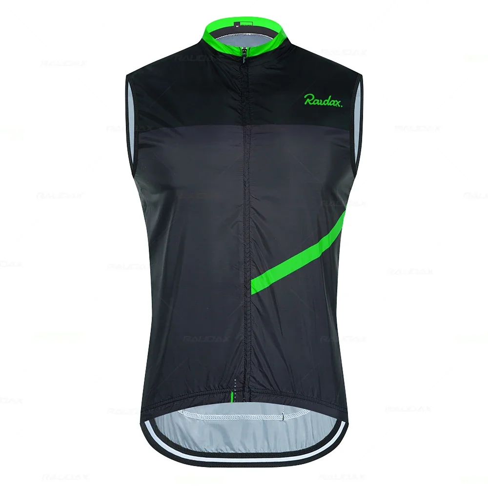 Raudax-Windproof Cycling Jackets, Unisex Clothing, Bike Maillot, Sport, Sleeveless, Light, Offroad Cycling Jersey,