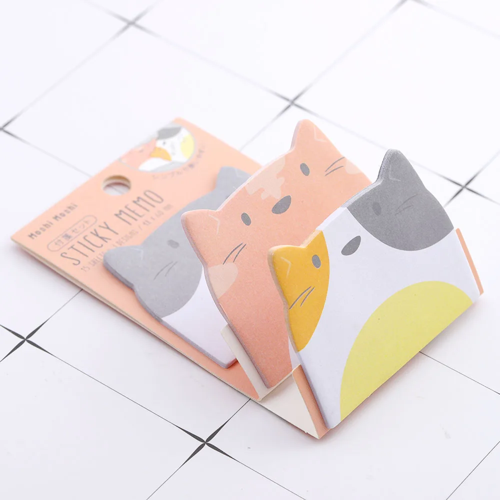 Adhesive Kawaii Animals Pig Sticky Notes 1-6 pcs