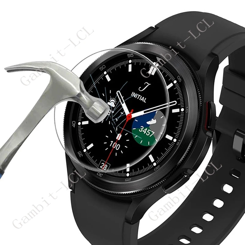 Premium 3-Pack Tempered Glass Screen Protector for Smartwatch - Ultra Clear & Durable Cover
